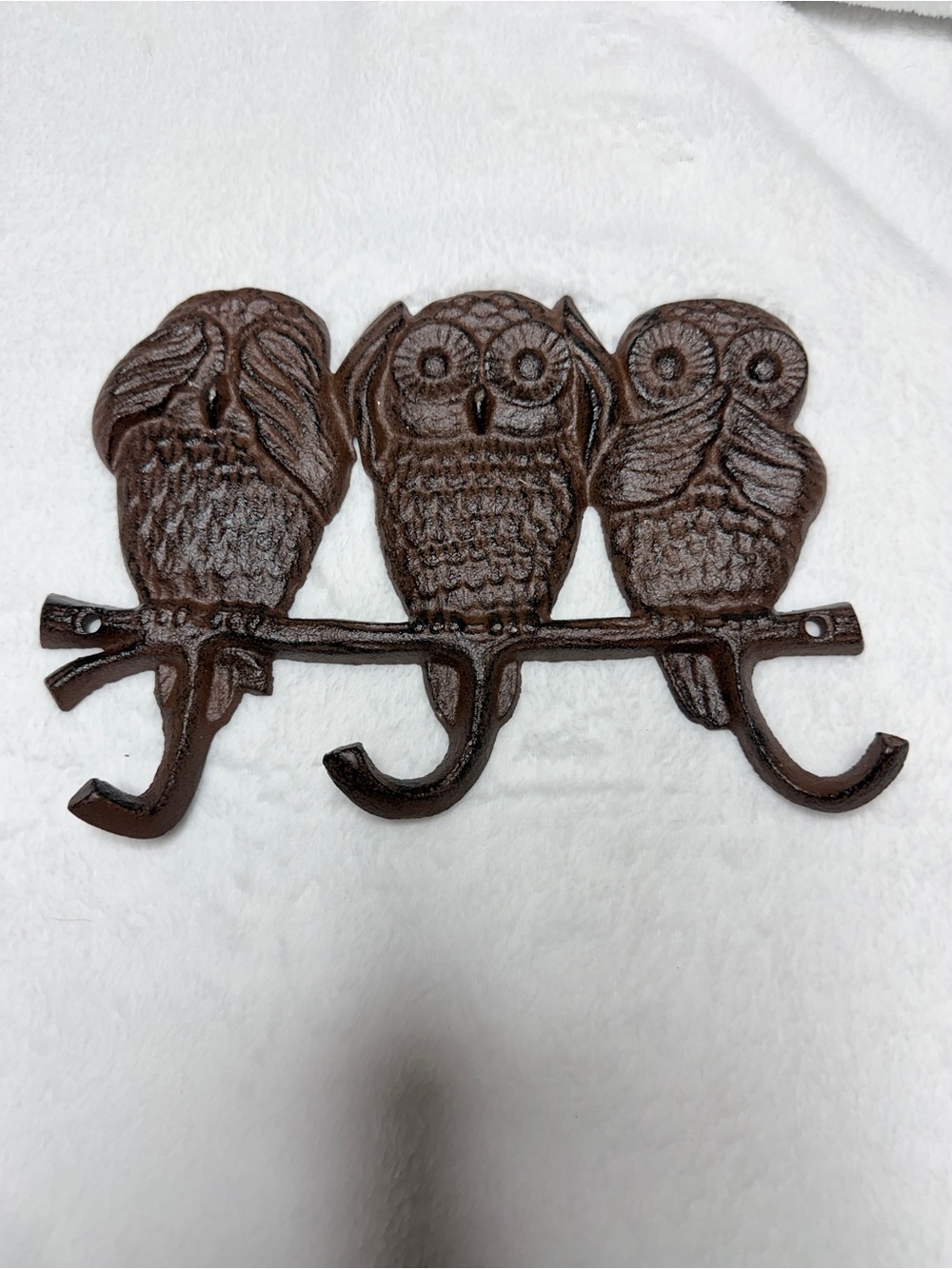 Owl Triple Hook Wall Organizer